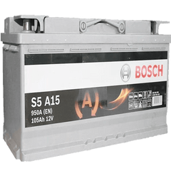 BOSCH Battery Bosch 12V DIN 105AH AGM Car Battery - App