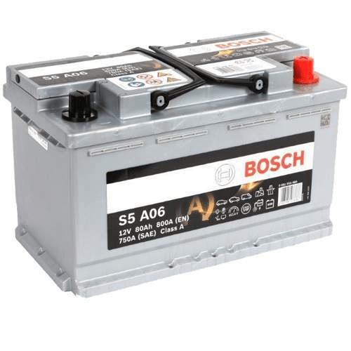 BOSCH Battery Bosch 12V DIN 80AH AGM Car Battery - App